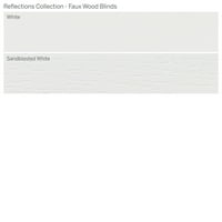 Колекција за прилагодени рефлексии, 2 Бесплатни ролетни од дрво, ролетни со песок, 1 4 Ширина 48 Должина