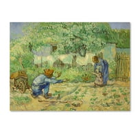 Трговска марка ликовна уметност „први чекори“ платно уметност од Винсент ван Гог