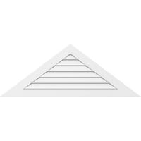 64 W 24 H Триаголник Површински монтирање ПВЦ Гејбл Вентилак: Нефункционален, W 3-1 2 W 1 P Стандардна рамка