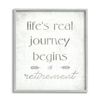 Lifeивотното патување на „Ступел индустрии“ започнува во пензионерската фраза само-грижа цитат сива врамена, 20, дизајн од Дафне
