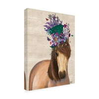 Трговска марка ликовна уметност „коњ луда hatter“ платно уметност од фан фанки