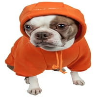 Pet Life ® Американски Класичен Моден Плишан Памучен Џемпер За Кучиња Со Качулка