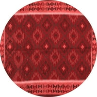 Ахгли Компанија Затворен Круг Ориентален Црвен Традиционален Простор Килими, 8 ' Круг
