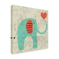 Трговска марка ликовна уметност „Адас слон“ платно уметност од Шариклија Зарис
