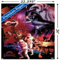 Војна На Ѕвездите: Империјата Возвраќа-Империја Ѕид Постер, 22.375 34