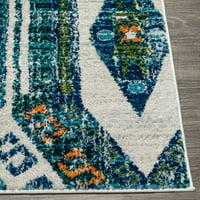 Уметнички ткајачи рустикален југозападен област килим, 9 '12'