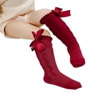 Гупги Детски Чорапи За Бебиња Плетени Хеланки Со Лакови Потопли Залихи