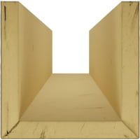 Екена Милхаурд 4 W 4 H 18'l 3-страничен песок од еднострана ендуратан фау дрво таванот зрак, премија на возраст