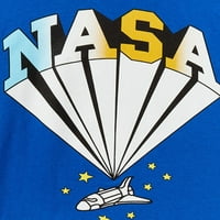 Момчиња астронаути графички маици, 2 пакувања, големини 4-18