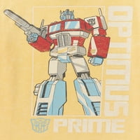 Трансформери момчиња Optimus Prime кратки ракави, големини 4-18