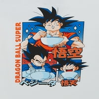Dragon Ball Z Boys кратки ракави Супер графички маички, 2-пакувања, големини XS-2XL