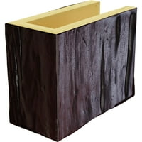 Екена Милк Работна 8 H 12 D 72 W Riverwood Fau Wood Camply Mantel Kit W alamo Corbels, Premium Cherry
