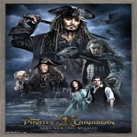 Дизни Пиратите Од Карибите: Мртвите Мажи Не Раскажуваат Приказни - Колаж Ѕид Постер, 14.725 22.375