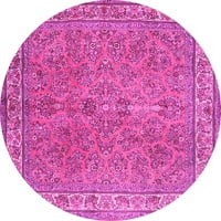Ахгли Компанија Затворен Круг Персиски Розова Традиционална Област Килими, 5 ' Круг