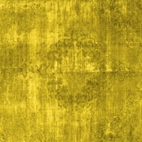 Ахгли Компанија Машина За Перење Внатрешен Правоаголник Персиски Жолти Килими Од Традиционална Област, 7'9'