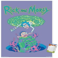 Рик И Морти-Портал Падот Ѕид Постер, 22.375 34