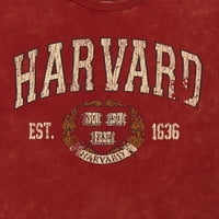Графичка маица за момчиња на Универзитетот Харвард, 2-пакет, големини 4-18