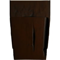 Екена Милхаурд 8 H 10 D 60 W Pecky Cypress Fau Wood Camplace Mantel Kit со Ешфорд Корбелс, Премиум Хикори