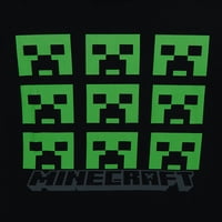 Графичка маица со момчиња Minecraft, големини 4-18