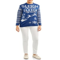 Sleigh My Name Грден Божиќен џемпер