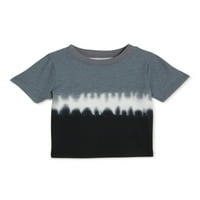 Гаранималс бебе момчиња натопи маица со кратки ракави за боја, големини 0 3м-24м