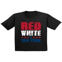 Незгодни Стилови Црвена Бела И Њујоршка Кошула За Деца Американска Младина Кошули Со Знаме На САД Маица Од Њујорк кошули од