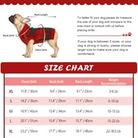 Куосер Класичен Кариран Џемпер За Кучиња Топла Трикотажа За Мали Средни Кучиња, XL